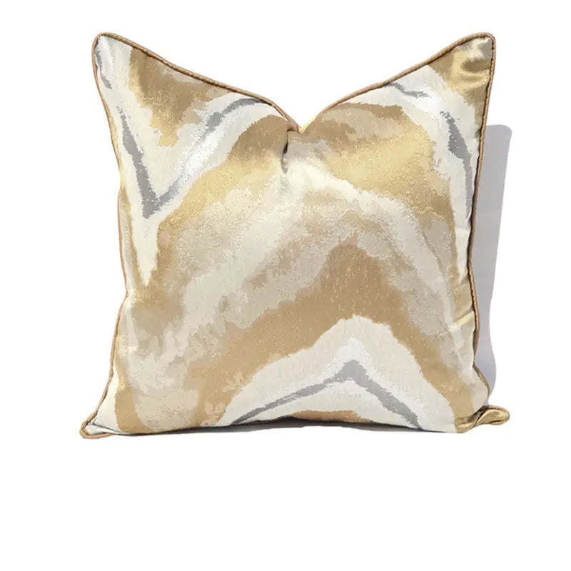 Lumina Luxe™ Champagne Silk-Touch Accent Cushion
