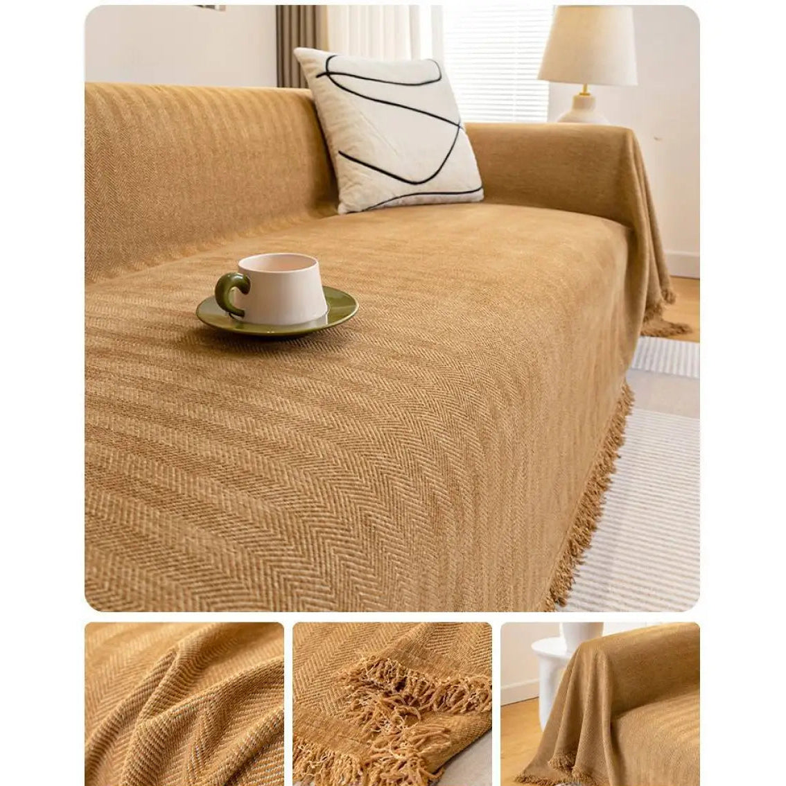 Lumina Luxe™ Chenille Sofa Protector