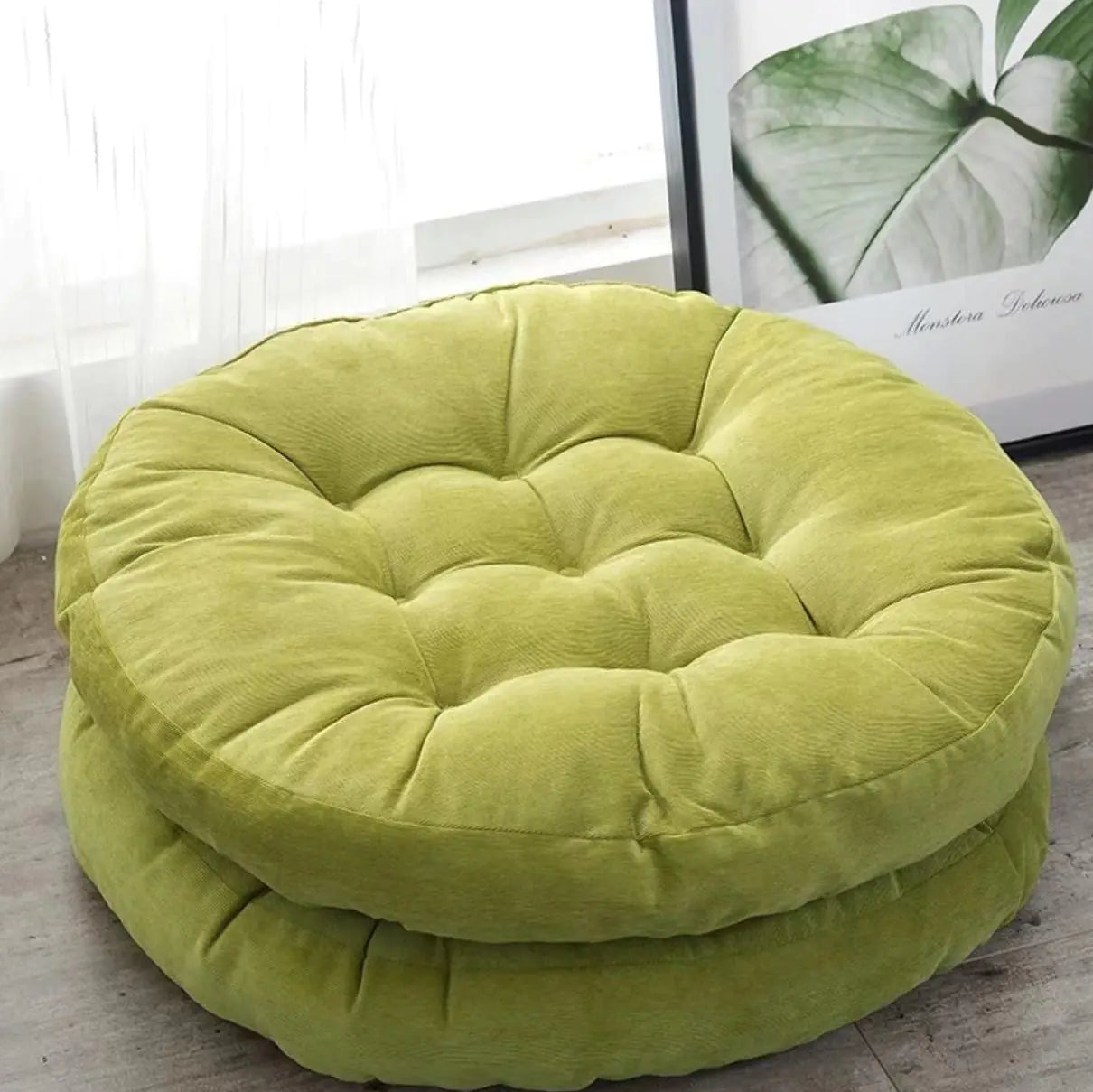 Lumina Luxe™ Zen Minimalist Corduroy Tatami Cushion