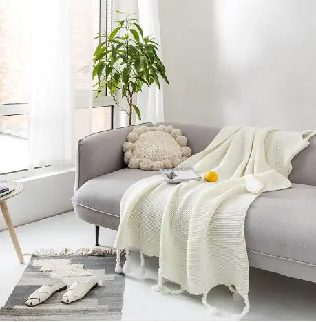 Lumina Luxe™ Artisanal Chunky Knit Throw