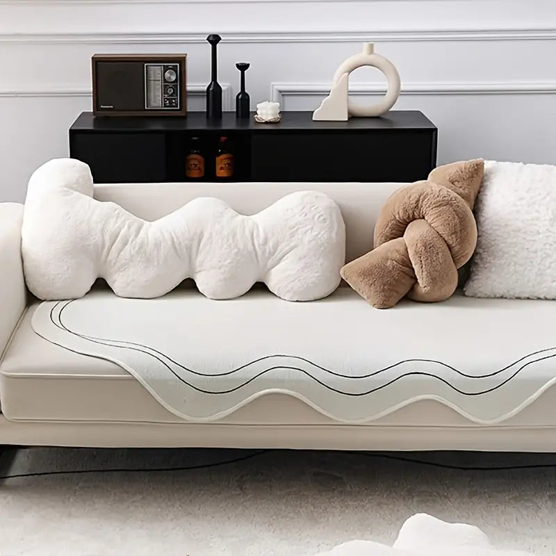 Lumina Luxe™ Premium Anti-Slip Chenille Sofa Seat Pad