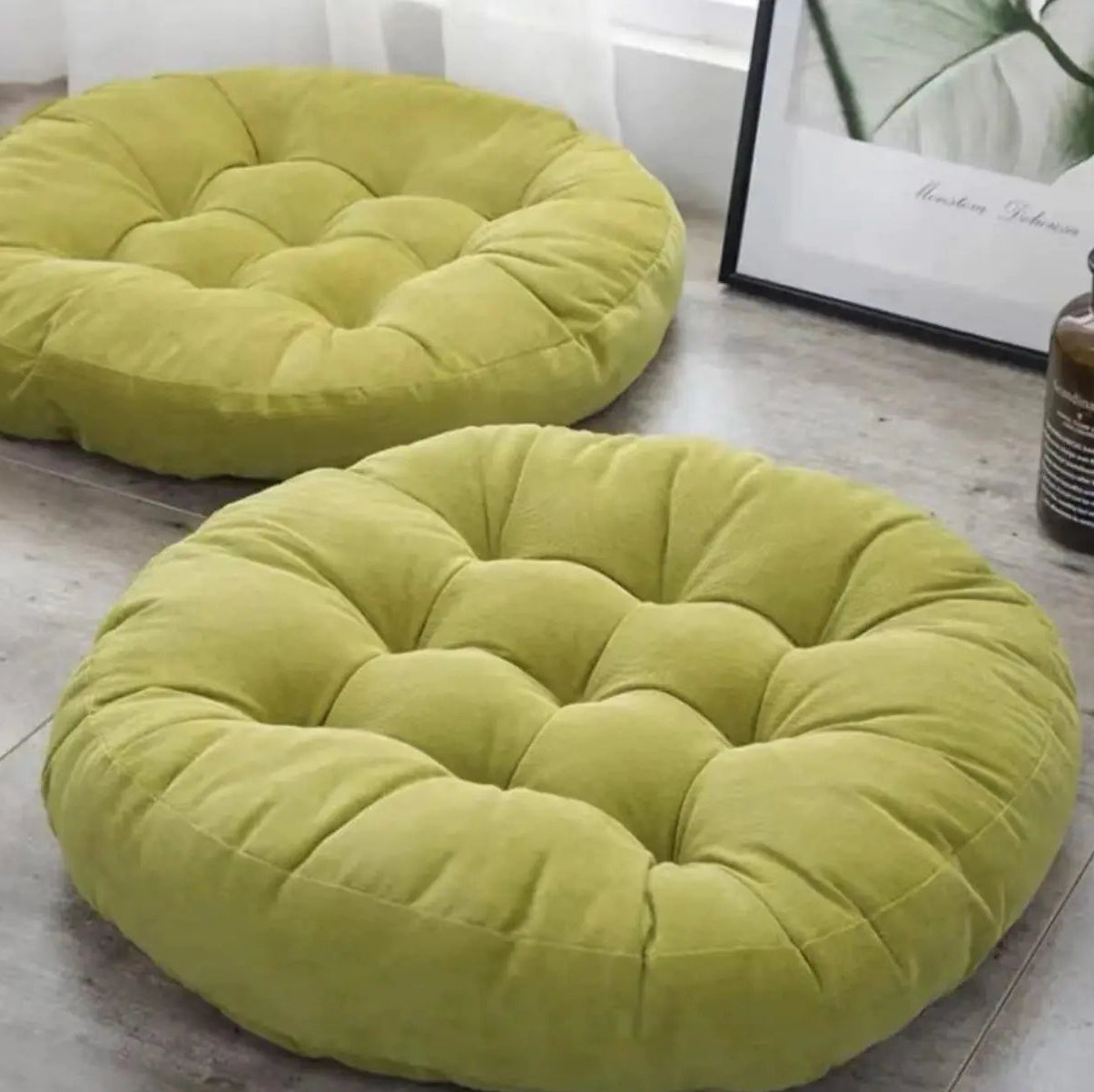 Lumina Luxe™ Zen Minimalist Corduroy Tatami Cushion