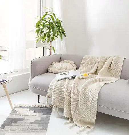 Lumina Luxe™ Artisanal Chunky Knit Throw