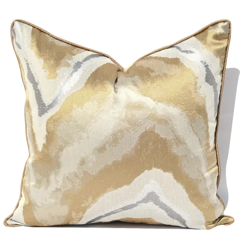 Lumina Luxe™ Champagne Silk-Touch Accent Cushion
