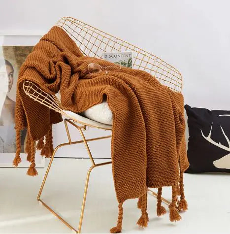 Lumina Luxe™ Artisanal Chunky Knit Throw