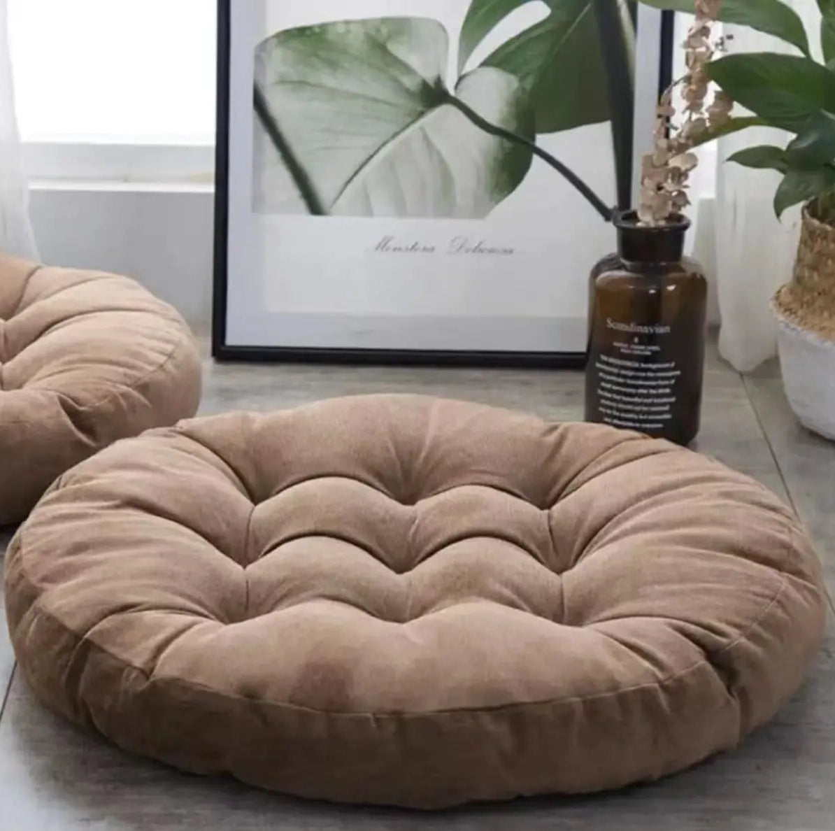 Lumina Luxe™ Zen Minimalist Corduroy Tatami Cushion