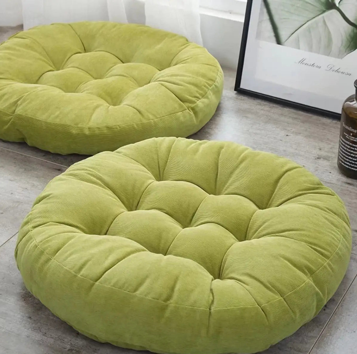 Lumina Luxe™ Zen Minimalist Corduroy Tatami Cushion